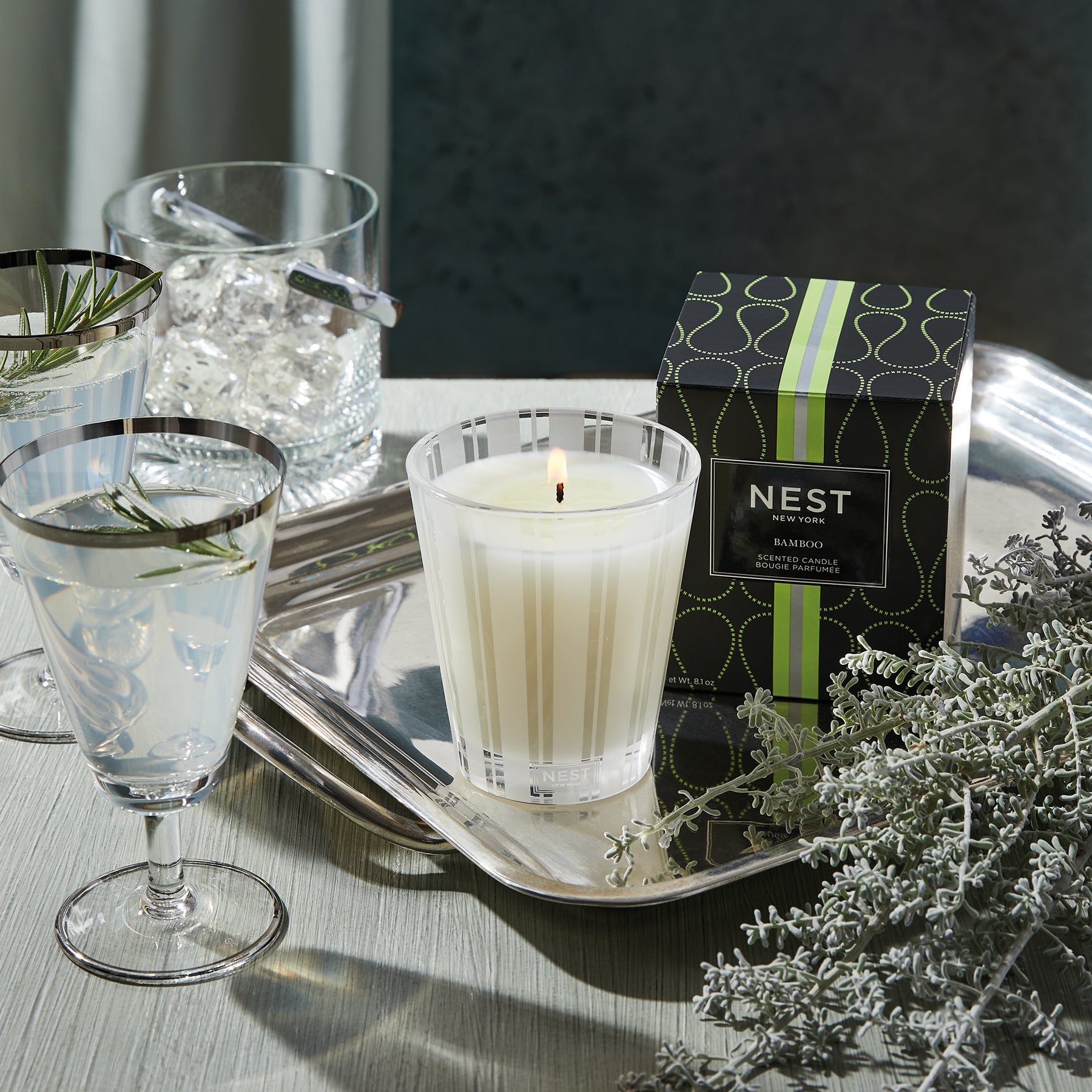 Nest Bamboo Classic Candle Patet Gifts
