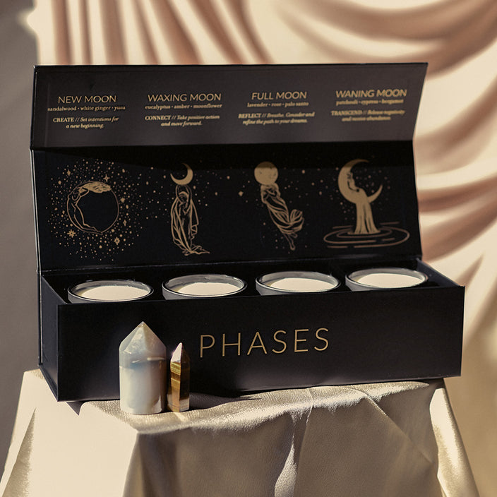 MOON PHASES CANDLE SET – Patet Gifts