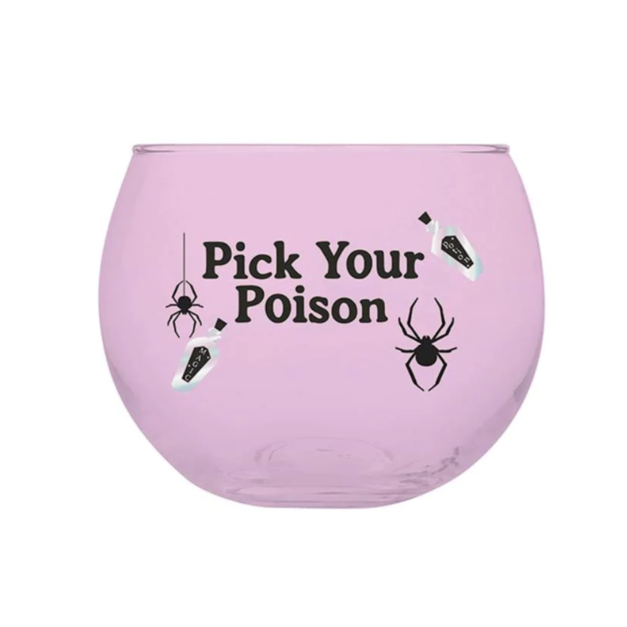 Pick Your Poison Roly Poly Beverage Glass – Patet Gifts